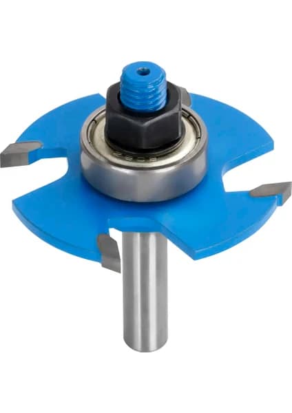 Dört Kanatlı Rulmanlı Yivli Kanal Açma Freze Ucu