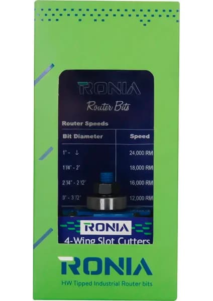 Dört Kanatlı Rulmanlı Yivli Kanal Açma Freze Ucu 3