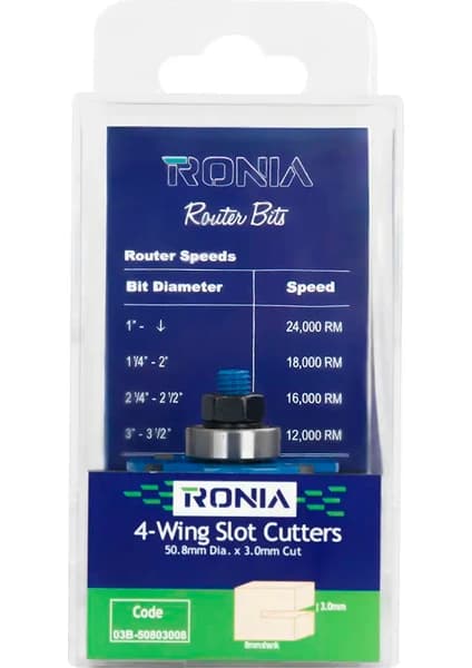 Dört Kanatlı Rulmanlı Yivli Kanal Açma Freze Ucu 4