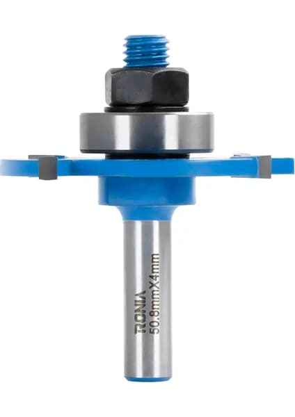 Dört Kanatlı Rulmanlı Yivli Kanal Açma Freze Ucu