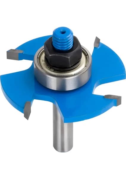 Dört Kanatlı Rulmanlı Yivli Kanal Açma Freze Ucu 4