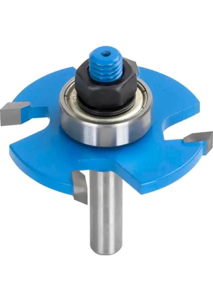 Dört Kanatlı Rulmanlı Yivli Kanal Açma Freze Ucu