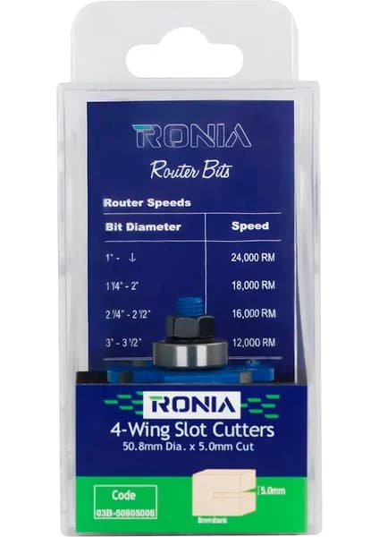 Dört Kanatlı Rulmanlı Yivli Kanal Açma Freze Ucu 4