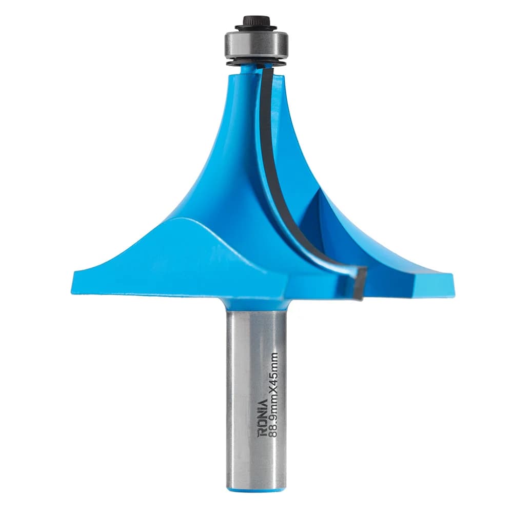 Sert Metal Plaketli Balık Sırtı Freze Ucu 35 mm