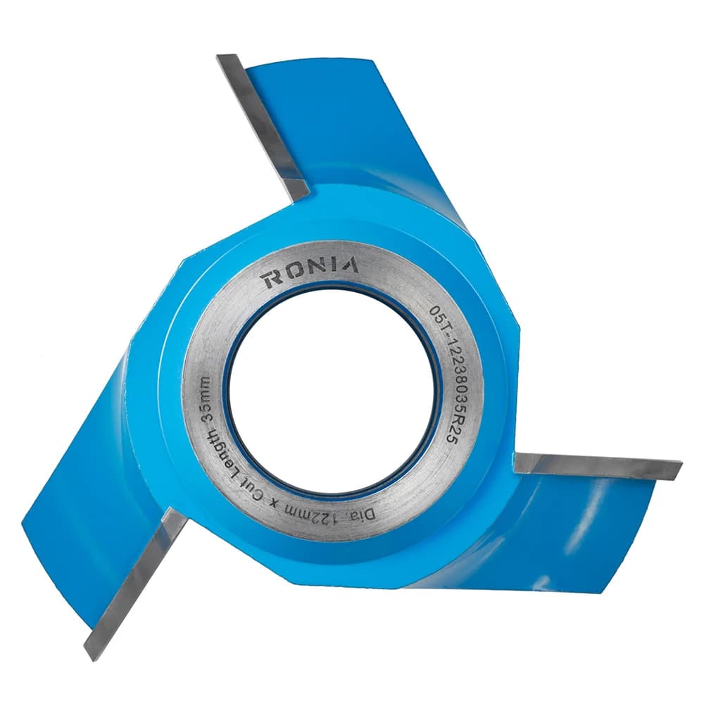 Sert Metal Plaketli Balık Sırtı Freze Ucu 35 mm