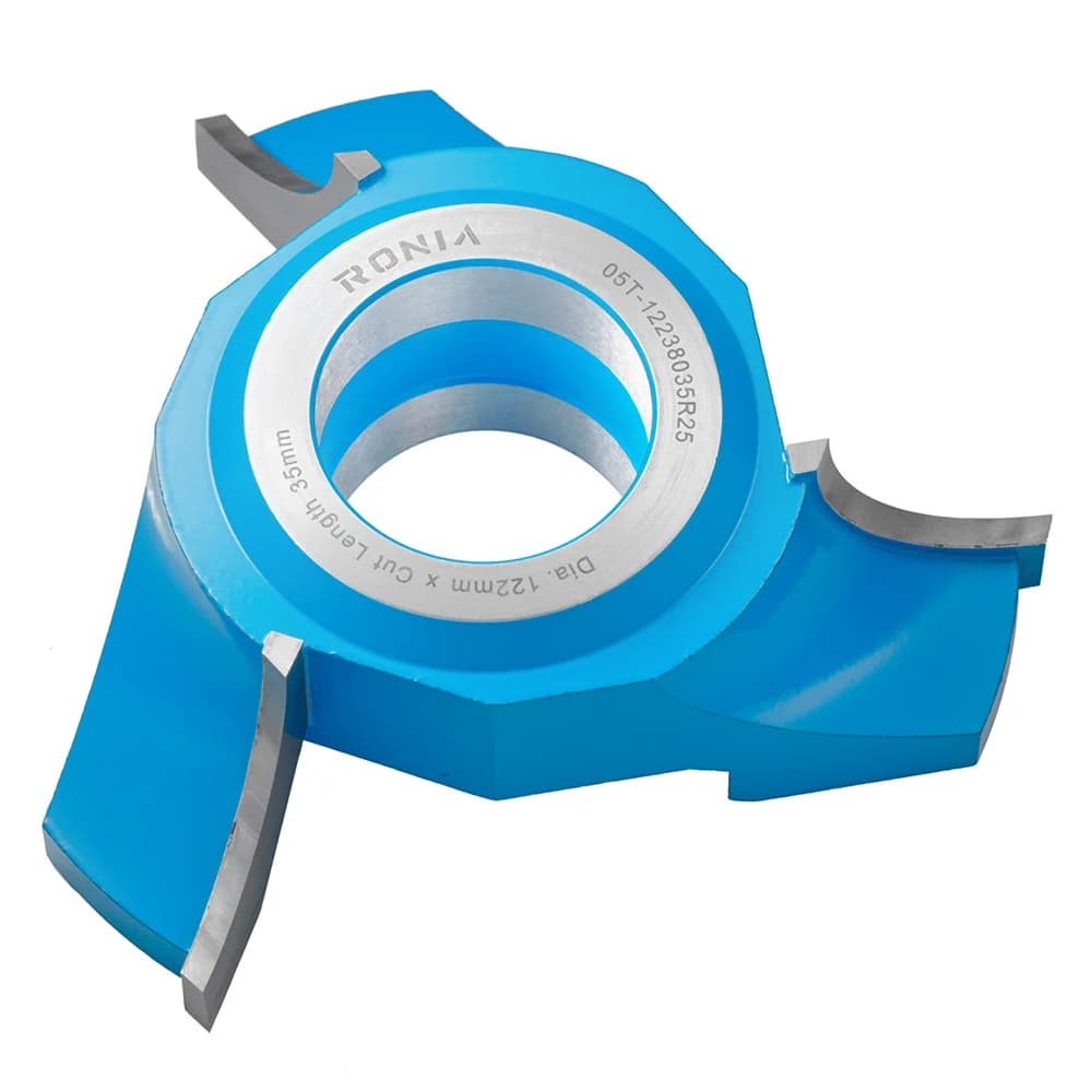 Sert Metal Plaketli Balık Sırtı Freze Ucu 35 mm 2