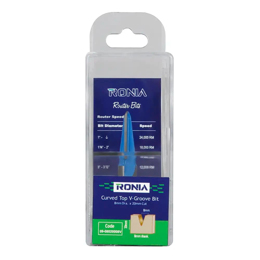 Kavisli V-Yivli 90 Derece Freze Ucu 3