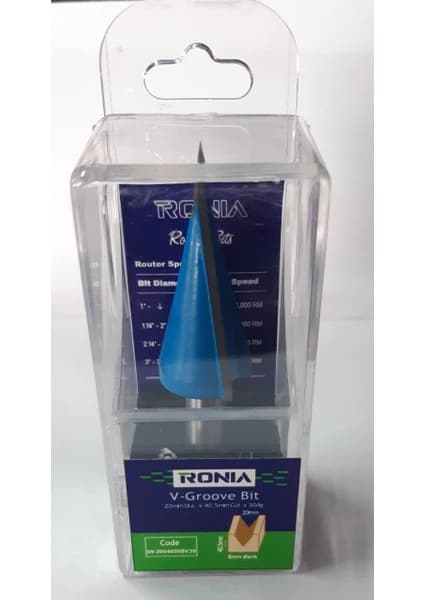 Kavisli V-Yivli 45 Derece Freze Ucu 2