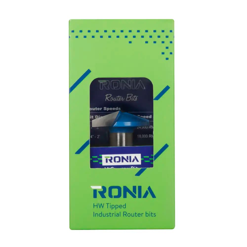 Kavisli V-Yivli 60 Derece Freze Ucu 4