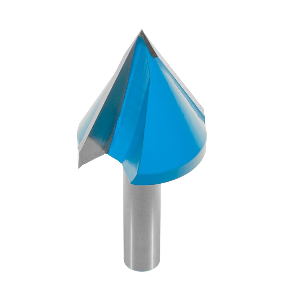 Kavisli V-Yivli 90 Derece Freze Ucu 2