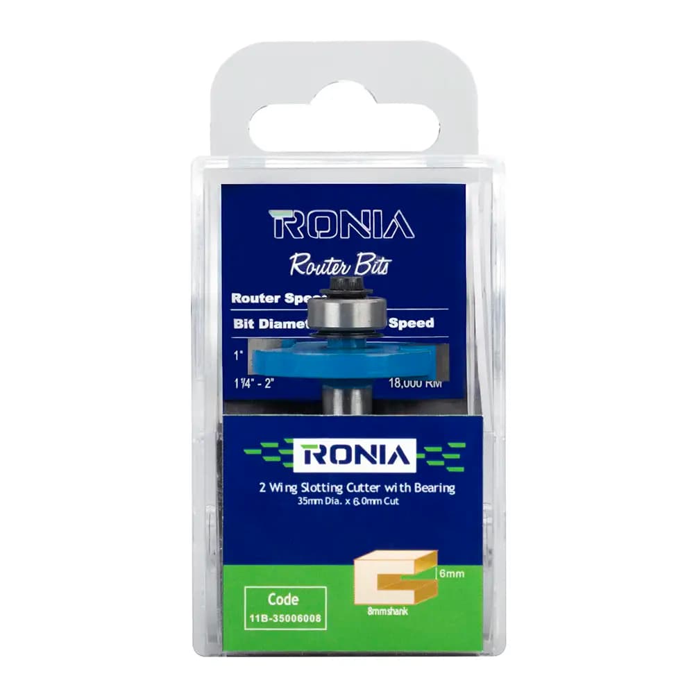 Rulmanlı Cam Yeri Açma İki Kanatlı Freze Ucu 3