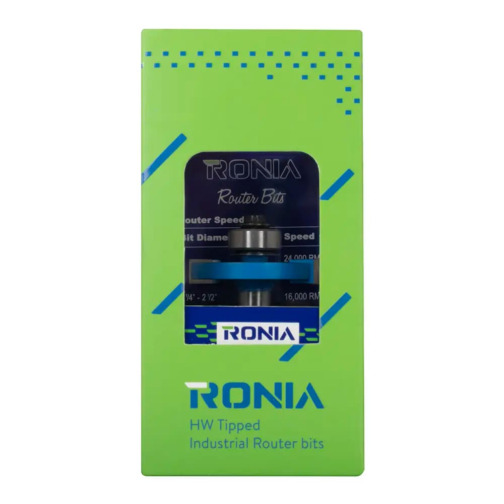 Rulmanlı Cam Yeri Açma İki Kanatlı Freze Ucu 4