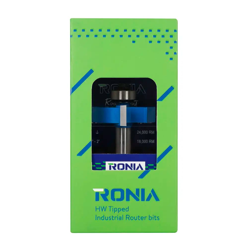 Rulmanlı Cam Yeri Açma İki Kanatlı Freze Ucu 4