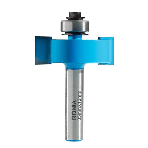 Rulmanlı Cam Yeri Açma İki Kanatlı Freze Ucu