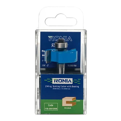 Rulmanlı Cam Yeri Açma İki Kanatlı Freze Ucu 3