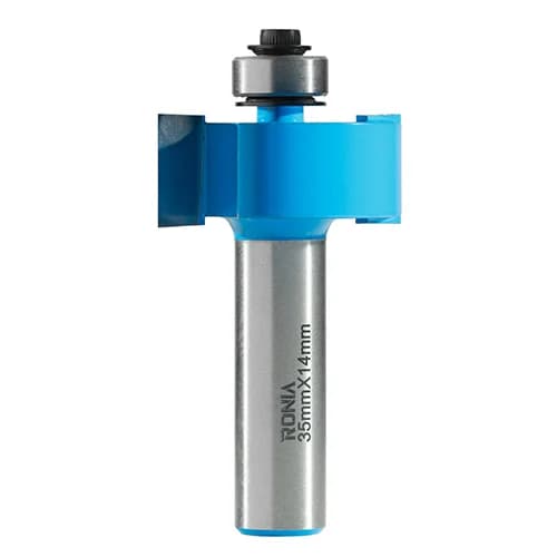 Rulmanlı Cam Yeri Açma İki Kanatlı Freze Ucu