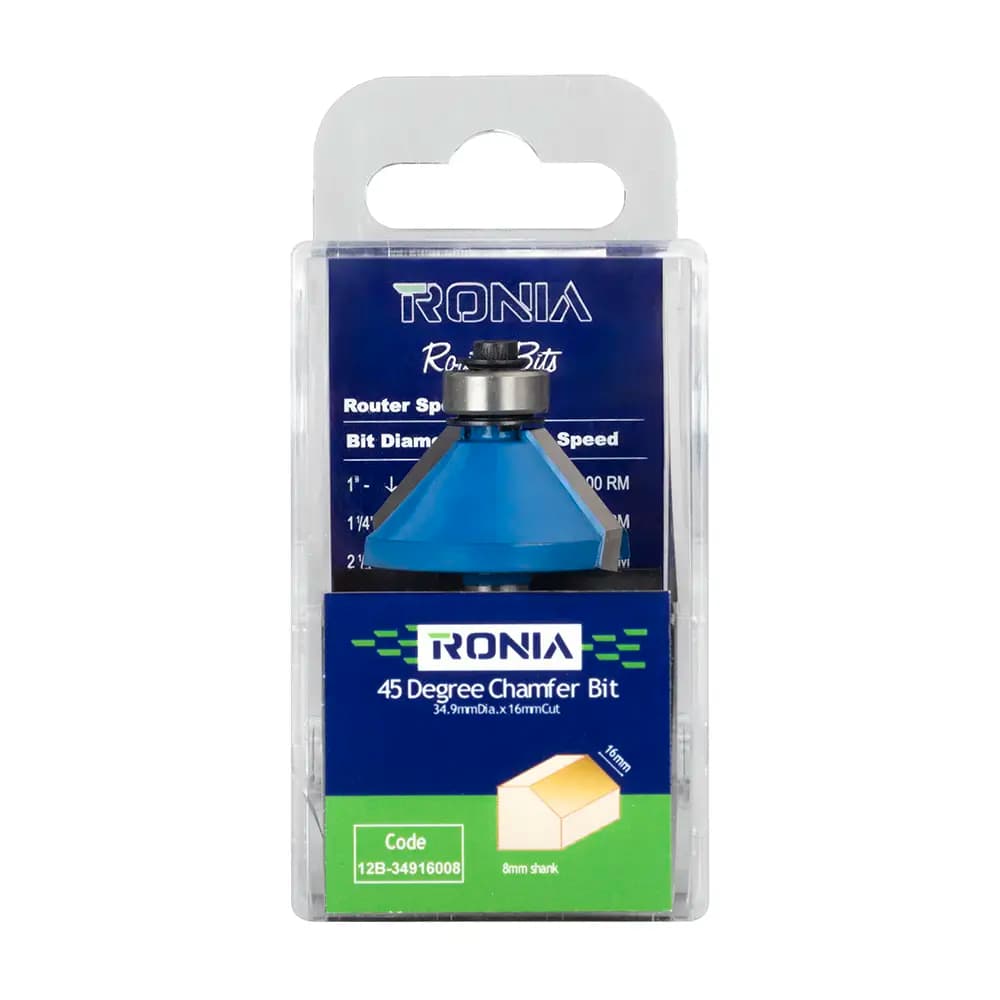 Rulmanlı 45 Derece Pah Freze Ucu 3