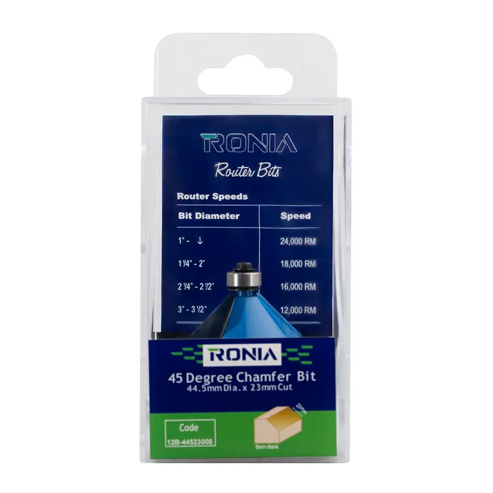 Rulmanlı 45 Derece Pah Freze Ucu 3