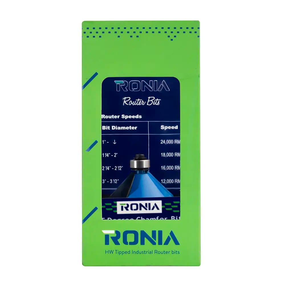 Rulmanlı 45 Derece Pah Freze Ucu 4