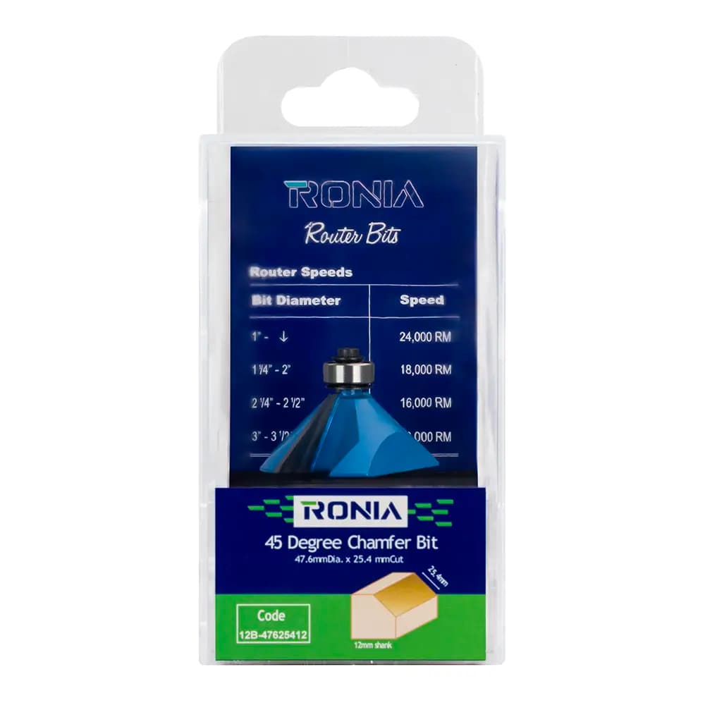 Rulmanlı 45 Derece Pah Freze Ucu 3