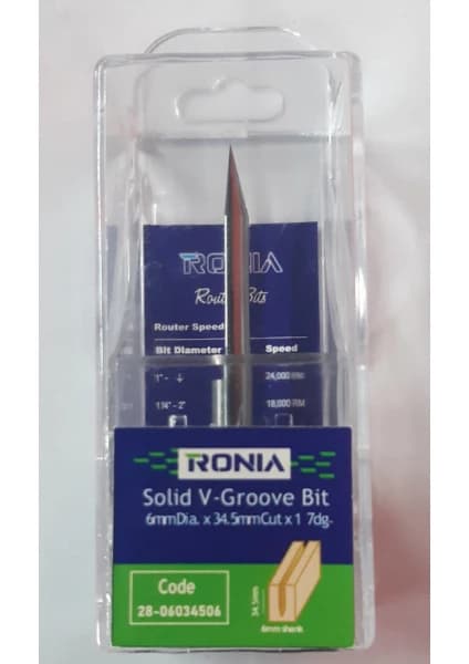 Alüminiyum Katlanabilir V Yivli Freze Ucu