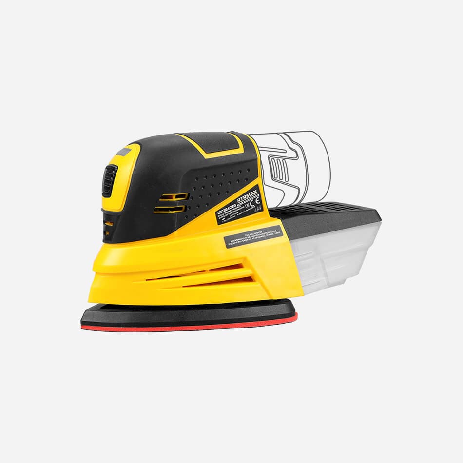 RTX1237B Şarjlı Üçgen Zımpara 3