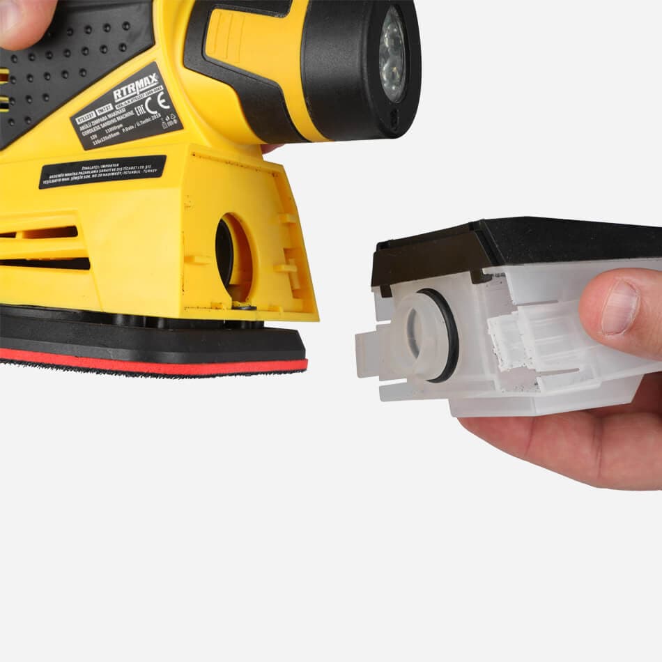 RTX1237B Şarjlı Üçgen Zımpara