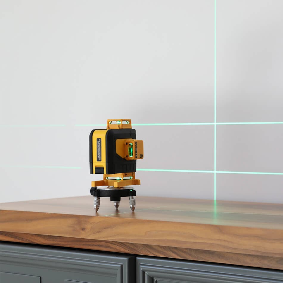 RTM059 Profesyonel Li-ion Şarjlı 4X360⁰ Yeşil Lazer Distomat 7