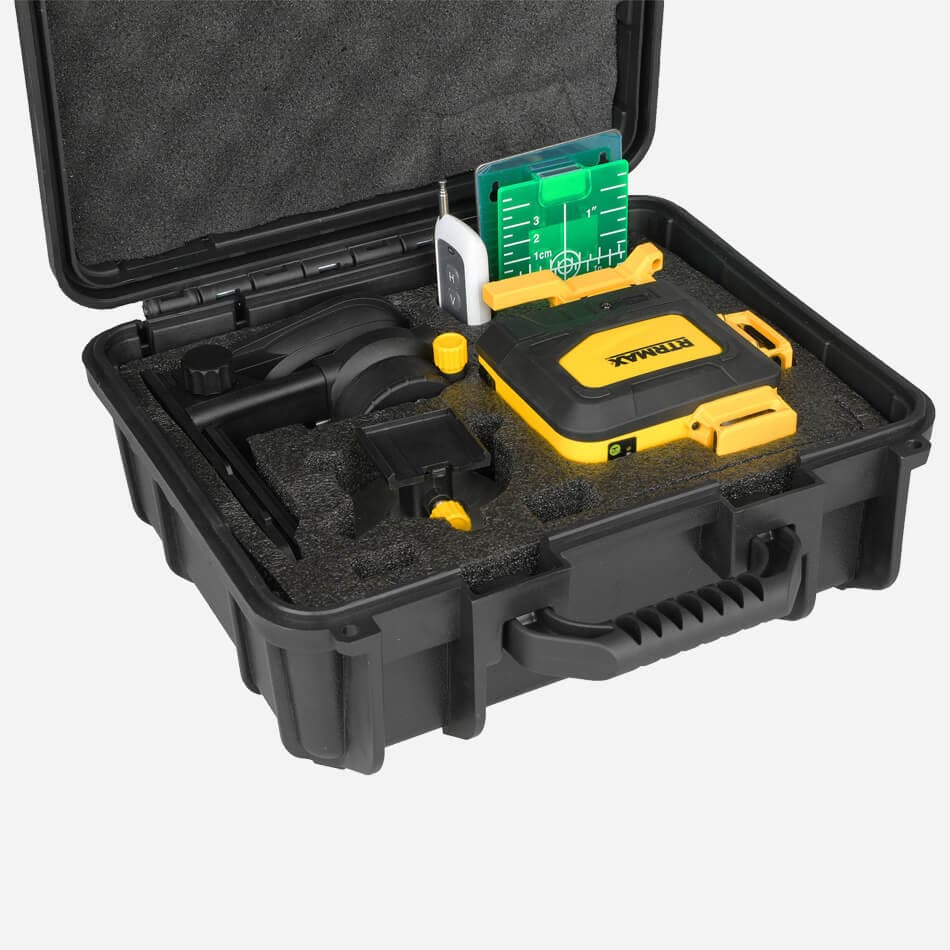 RTM059 Profesyonel Li-ion Şarjlı 4X360⁰ Yeşil Lazer Distomat 4