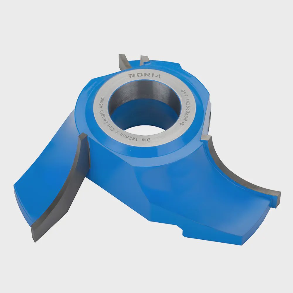 Sert Metal Plaketli Balık Sırtı Freze Ucu 35 mm