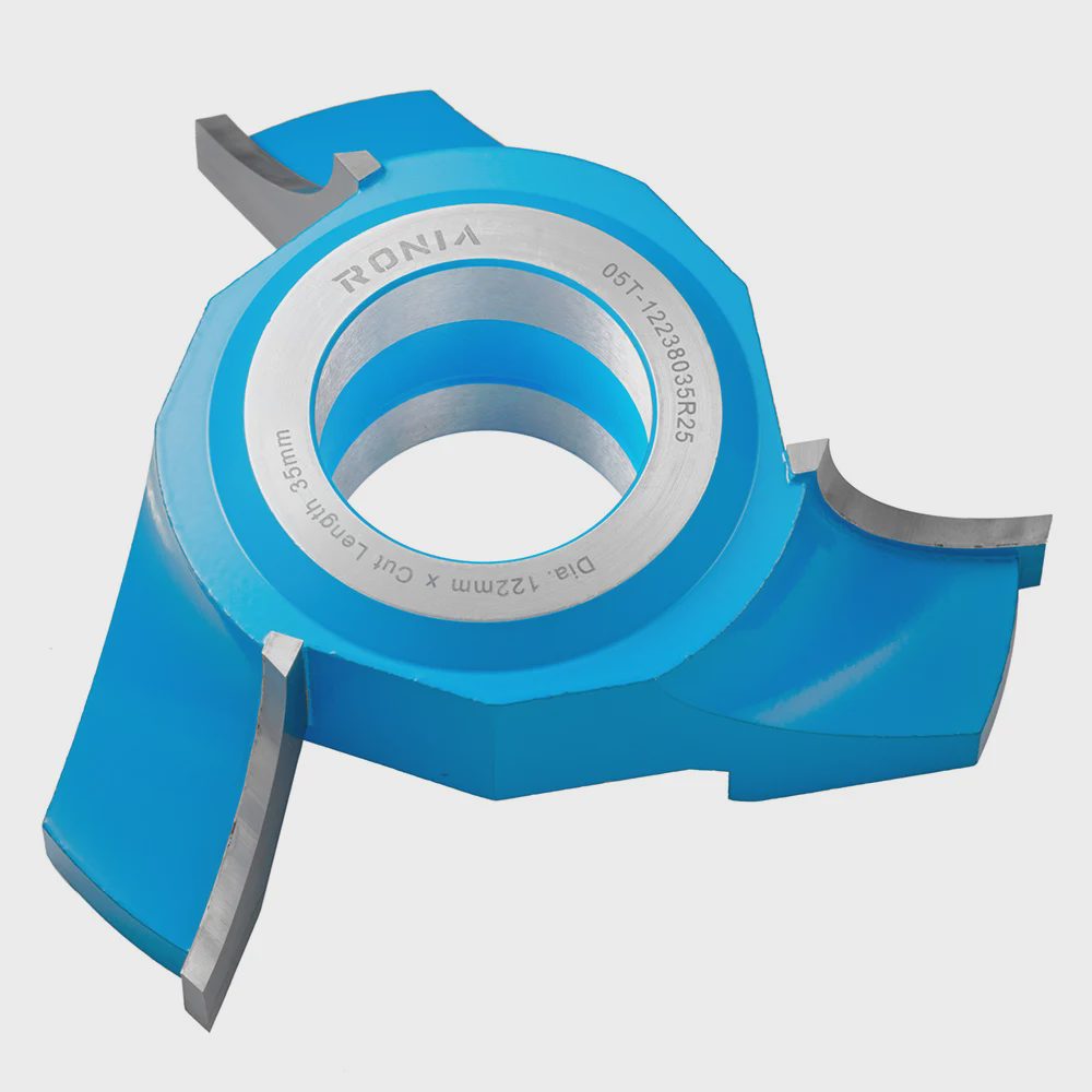 Sert Metal Plaketli Balık Sırtı Freze Ucu 35 mm 2