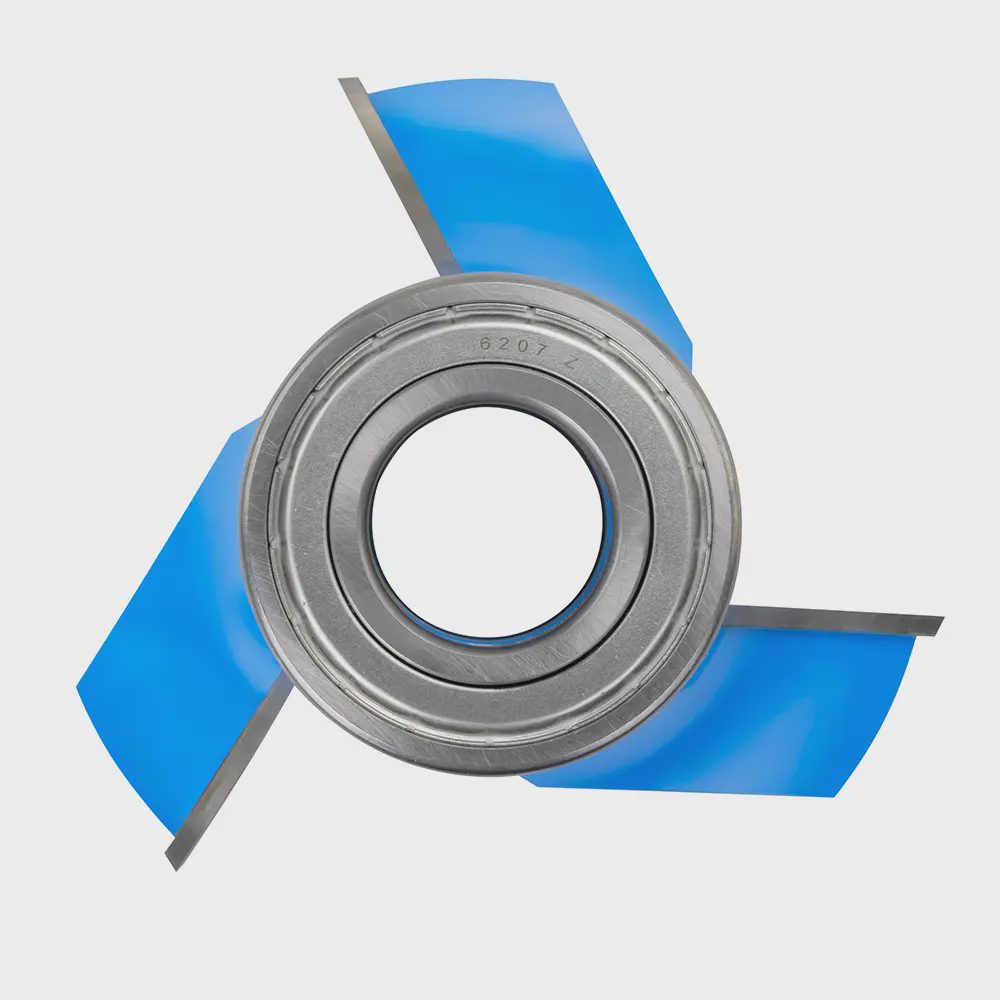 Sert Metal Plaketli Balık Sırtı Freze Ucu 35 mm 3