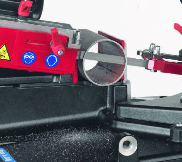 Taşınabilir şerit testere Bağımsız Aşağı Besleme 100X85MM 950W 3