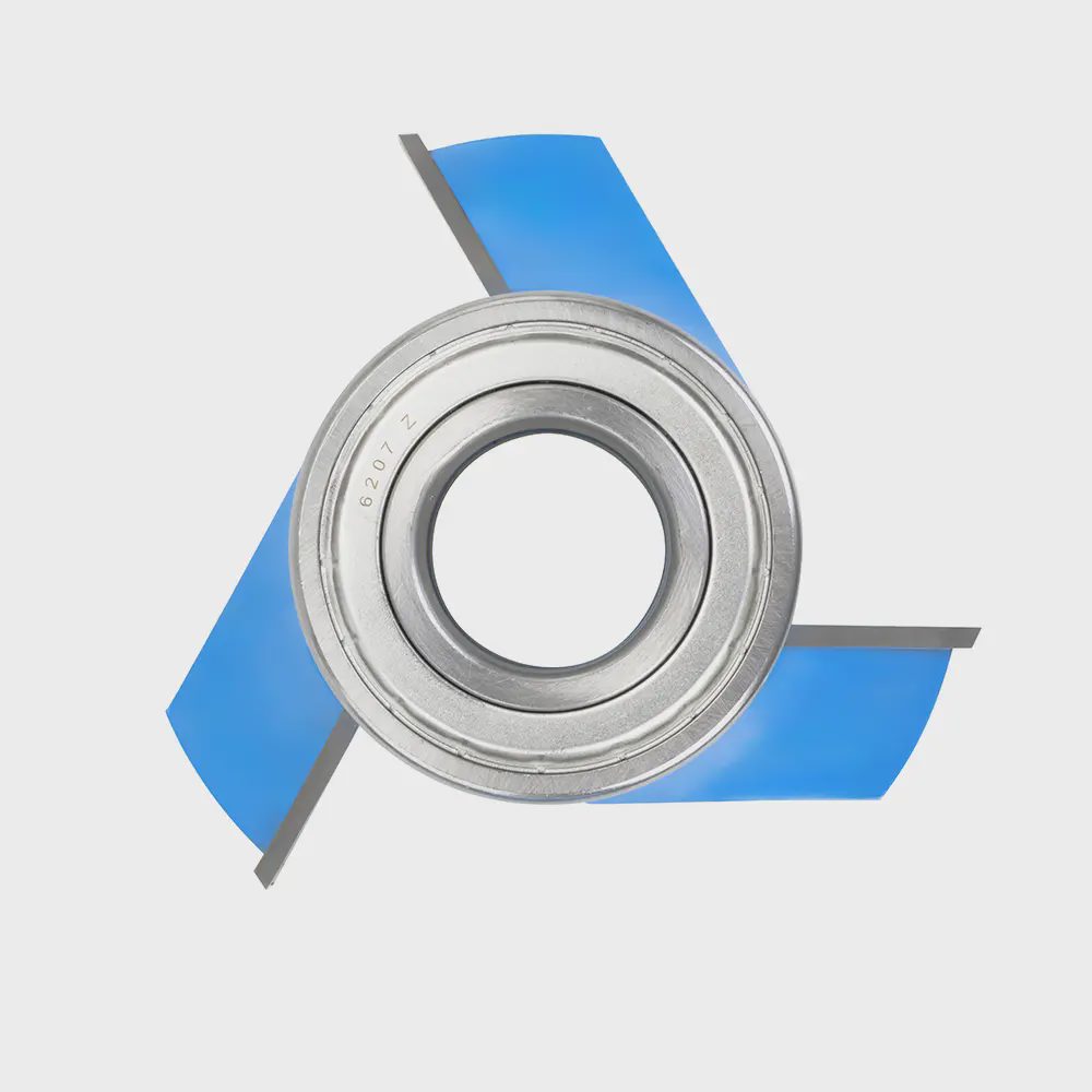 Sert Metal Plaketli Balık Sırtı Freze Ucu 35 mm 2