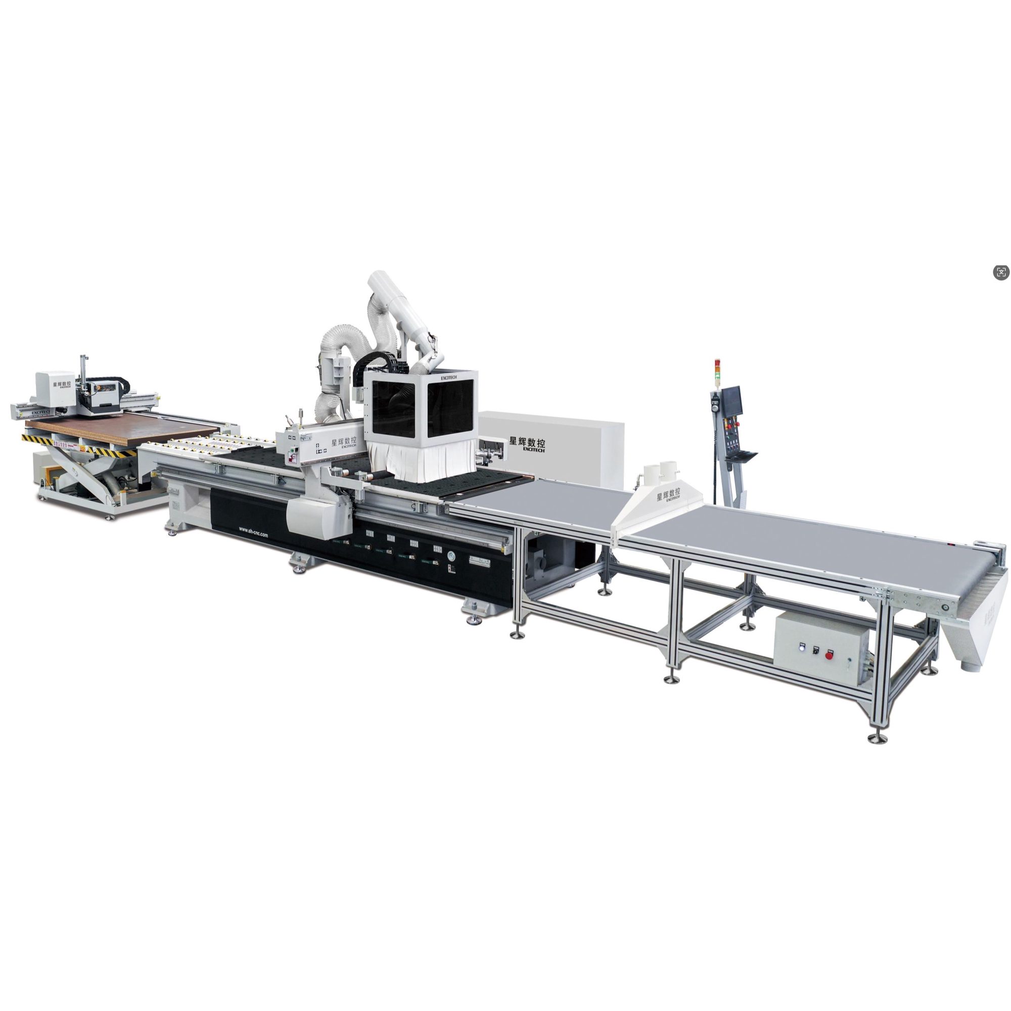 Excitech E4-2138D Ağır Hizmet CNC Nesting Makinesi