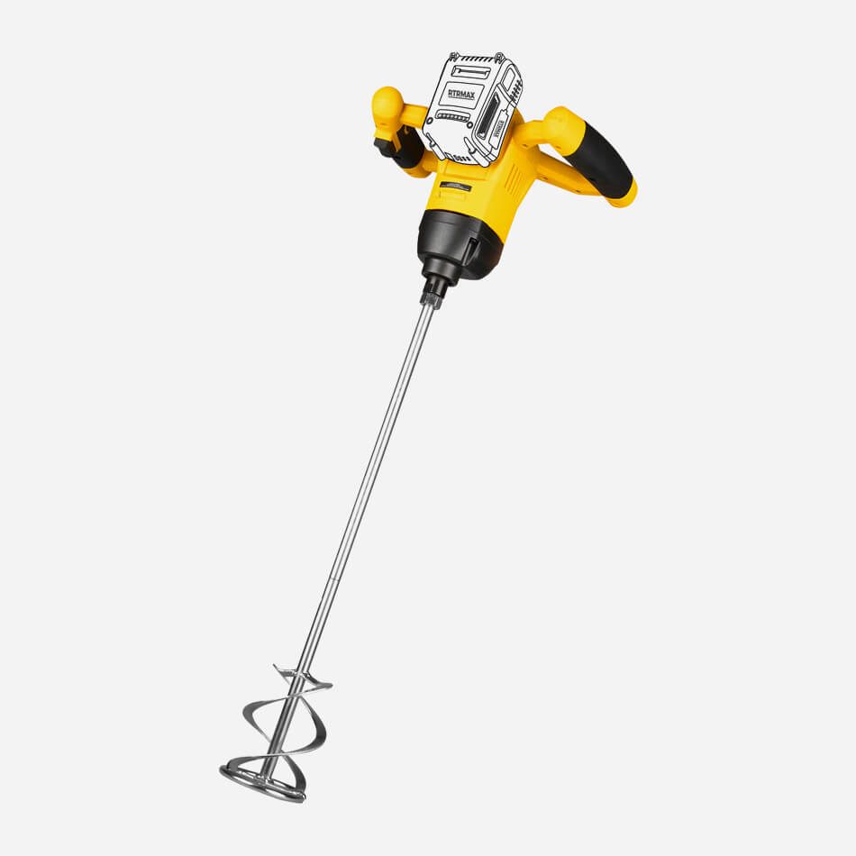 RTX1882B Şarjlı Boya Karıştırıcı 3